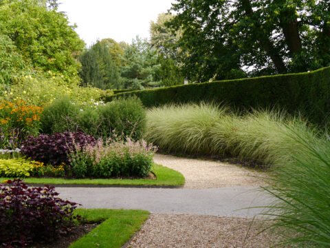 Ende des Mauergartens, Nymans Gardens