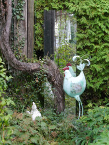 Abgrenzung zur Weinlaube, Garten Schroth