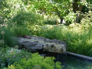 Wasser im Landgarten Birgit Helbig