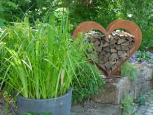 Natürliche Dekorationen im Landgarten Helbig