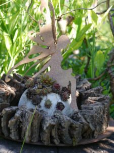 Natürliche Dekorationen im Landgarten Helbig