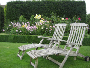 Im mittleren Garten von Abbey House Gardens