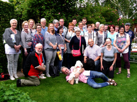 Gruppenbild unserer ersten FB-Reise nach Ostfriesland. 