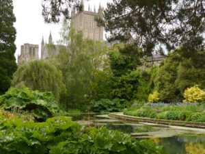 Bishop's Cathedral , Palace & Gardens , Wells , Somerset