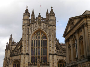 Kathedrale in Bath mit der Engelsleiter